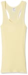 Urban Classics Women's Ladies Tanktop Sports Tank Top, Yellow (Vanilla 00218), X-Small