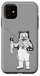 iPhone 11 Bear Fisher Holding its Latest Catch, Angler Angling Fishing Case