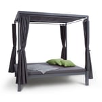 Senator Lounge Transat 188 x 208 x 205cm pare-soleil - gris