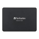 VERBATIM Vi550 S3 SSD - SSD interne 1TB - Solid State Drive - 2.5'' interface SATA III - disque dur interne SSD technologie 3D NAND - SSD 1TB haute performance - jusqu’à 560MB/s - noir