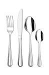 Pradel Excellence - Ménagère 16 Pièces Inox Gamme Nicosie - Ensemble de Couverts avec Couteaux, Fourchettes, Cuillères à Soupe et à Café - pour 4 Convives