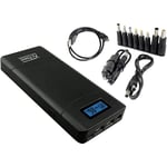 Xtpower - XT-20000 QC3 Powerbank (batterie supplémentaire) 20400 mAh Li-Ion usb, prise femelle dc 3,5 mm noir