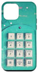 Coque pour iPhone 12 mini Téléphone rétro années 80/90 Turquoise Old School Nostalgie