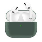 Ultra-slim Silikonetui til Ladeetui for Apple AirPods Pro - Mørk Grønn