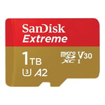 SanDisk Extreme microSDXC SQXAV 1TB micro SD card w/ adaptor