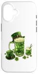 iPhone 16 St. Patricks Day Paddys Design Fun to Beers Whiskey Party Case