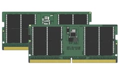Kingston Technology ValueRAM 96GB 5600MT/s DDR5 Non-ECC CL46 SODIMM (Kit de 2) 2Rx8 KVR56S46BD8K2-96 Mémoire d’Ordinateur Portable
