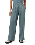 The Drop Women's Amalia Relaxed Pleated Trousers, Stormy Weather, XX-Small