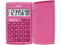 Casio Petite Fx, Ficka, Grundläggande, 8 Siffror, 1 Linjer, Batteri, Rosa