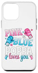 iPhone 12 mini Pink Or Blue Poppa Loves You Boxing Gender Reveal Party Case