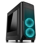 Ultra Fast AMD Quad Core 8GB DDR4 2400 HD 1TB Desktop Gaming PC Computer Prism