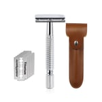 Uusi Double Edge Safety Razor Kannettava Irrotettava Miesten ja Naisten Karvanpoisto Parranajokoneet Classic Metal Manual Shaver Parranajokone Parranajokoneet