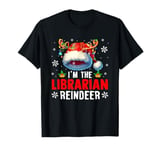 I'm The Librarian Reindeer Xmas Santa Reindeer Funny Job T-Shirt