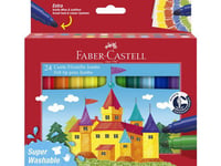 FABER-CASTELL Filzstift Jumbo Sup. Washable 24er