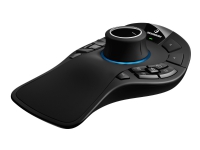 3Dconnexion SpaceMouse Pro Wireless - Bluetooth Edition - 3D-mus - ergonomisk - 15 knapper - trådløs - Bluetooth, 2.4 GHz, USB-C - USB trådløs mottaker