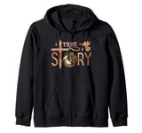 True Story Christmas Nativity Jesus Christian Men Women Kids Zip Hoodie