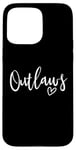 Coque pour iPhone 15 Pro Max Outlaws High School Mascotte Sports Team Femmes Outlaws