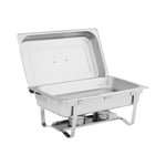 Royal Catering Chafing Dish - GN 1/1 9 L 2 Drivstoffbeholder 500 x 300 60 mm