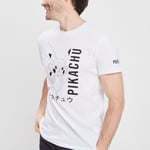 POKEMON - t-shirt pokémon blanc homme