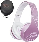 Casque Bluetooth, Casque Audio Sans Fil Supra-Auriculaire Avec Microphone Intégré, Stéréo Hd, Micro Sd/Tf Mode, Fm Radio, Pliable Avec Un Étui,Connexion À 2 Appareils Pour Iphone/Pc/Tv/Mac[L948]