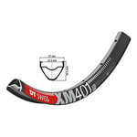 DT Swiss XM 401 SBWT disc-specific 32 hole Presta-drilled black - 650b