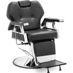 Fauteuil de coiffeur avec repose-pieds - 59-69 cm - 150 kg - Noir Fauteuil de co