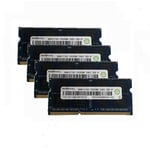 Ramaxel 4X 8GB 2Rx8 PC3-10600 DDR3 1333Mhz SODIMM Laptop Memory RAM 1.5V 204PIN