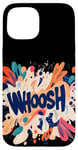 Coque pour iPhone 15 Costume humoristique Whoosh