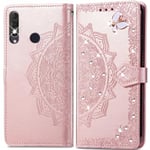 BIIULHCI Coque pour Wiko View 3 Pro,Housse Cuir PU Portefeuille Flip Case Cover,Protection Etui pour Wiko View 3 Pro,Carte Étui à Rabat Pochette