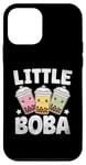 Coque pour iPhone 12 mini Thé à bulles Little Boba Milk Tea Boba Pearl Lover