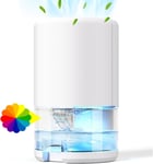 Dehumidifiers for Home, 1000ml Dehumidifier for Bedroom, Auto Off&7 Color Led