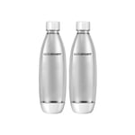 Bottles SodaStream Fuse White (suited for SodaStream sparkling water makers), 2 x 1 l