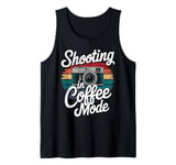 Shooting In Coffee Mode Photographer Camera Tank Top