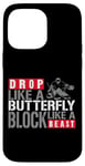 iPhone 14 Pro Max Ice Hockey Goalie Vintage Goalkeeper Drop Like A Butterfly Case