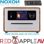 Noxon iRadio 500 CD Walnut, CD Player DAB+/FM/Internet Radio & Bluetooth Wi-Fi