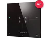 Grenton Smart Panel/ 4 Touch Area/ Oled Display/ Wi-Fi/ Black Glass Front