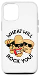 Coque pour iPhone 12/12 Pro Wheat Will Rock You Funny Food Jeu de mots