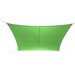 Ribelli Protection Solaire Voile Solaire Protection UV 50+ Protection Contre Vent Abat-Jour Rectangulaire, Couleur:Vert, Forme:rectangulaire, Taille:2 x 4 m