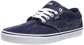 Vans Men's Atwood Low-Top Sneakers, Blue Denim Acid Was Fdh, 12 UK