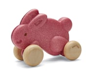 PlanToys Treleke, Trekke-kanin, rosa