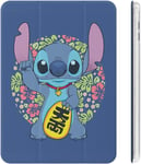 Stitch Étui Pour Ipad 2020 (10.2in) Avec Porte-Stylo, Résistant Aux Chocs, Veille/Réveil Automatique, Triple Volet, Housse De Protection Transparente, Personnage D'anime