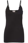 Vero Moda Womens Vmmaxi My Soft Singlet Noos Vest, Black, L UK