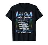 For My Mom & Dad In Heaven Poem, Missing My Parents Memories T-Shirt