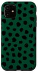 Coque pour iPhone 11 Hunter Green Spots