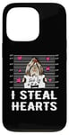 Coque pour iPhone 13 Pro Shih Tzu I Steal Hearts Valentine Dog Funny Valentines Day