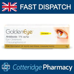 Golden Eye Ointment 4g - Antibiotic Treatment for Conjunctivitis Chloramphenicol