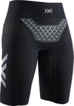 X-BIONIC Women Twyce 4.0 Run Shorts - Opal Black/Arctic White, Large