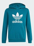 adidas Originals Trefoil Hoodie Kids - Light Green, Light Green, Size 10-11 Years