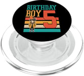 5 Year Old Anime Loving Birthday Boy Anime Birthday Party PopSockets PopGrip for MagSafe