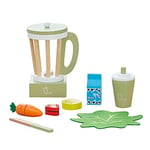 Teamson Kids Mixeur jus de Fruits légumes 13 Accessoires de dinette Enfant garçon Fille Vert TK-W00008